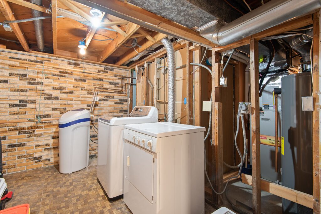 how to clean out a basement